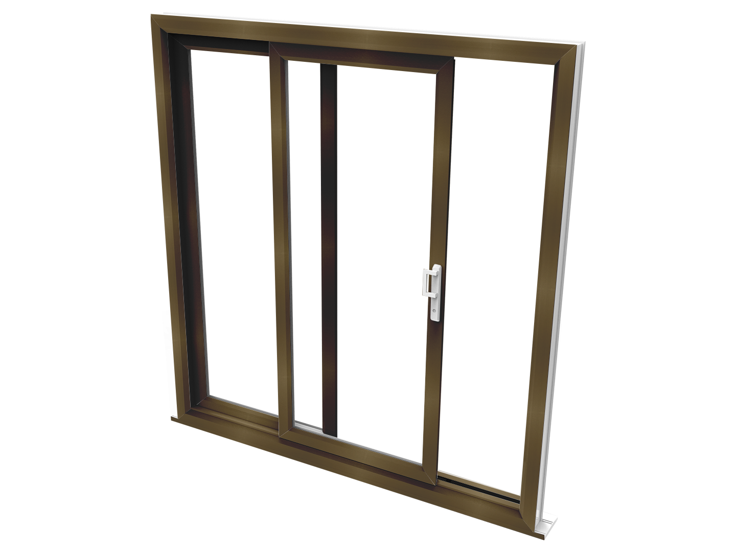 Bronze Metallic Sliding Patio Door