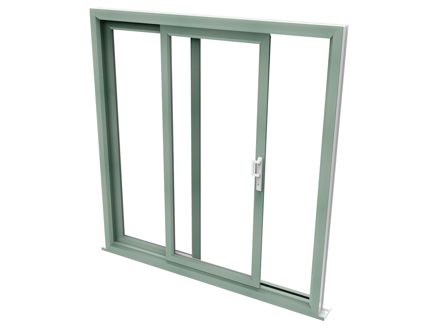 chartwell green sliding patio door