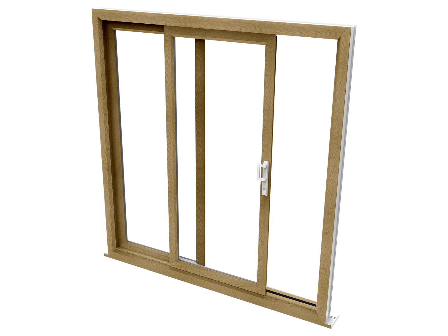 English oak patio sliding doors
