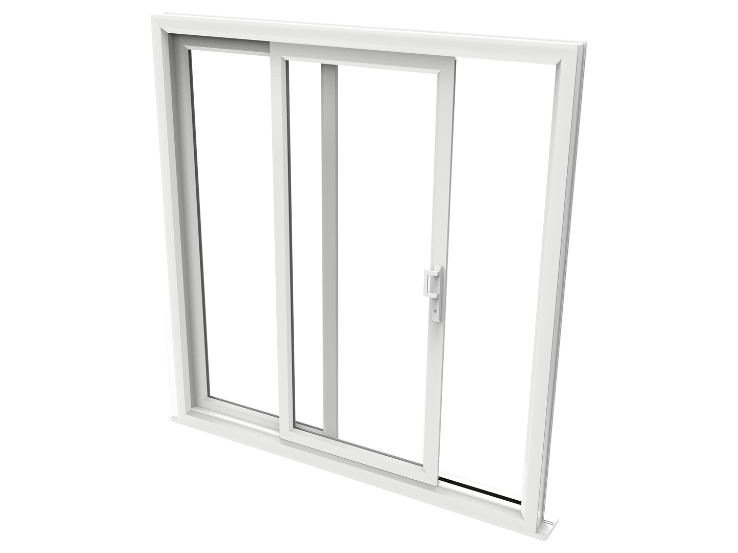 Heritage White patio sliding doors