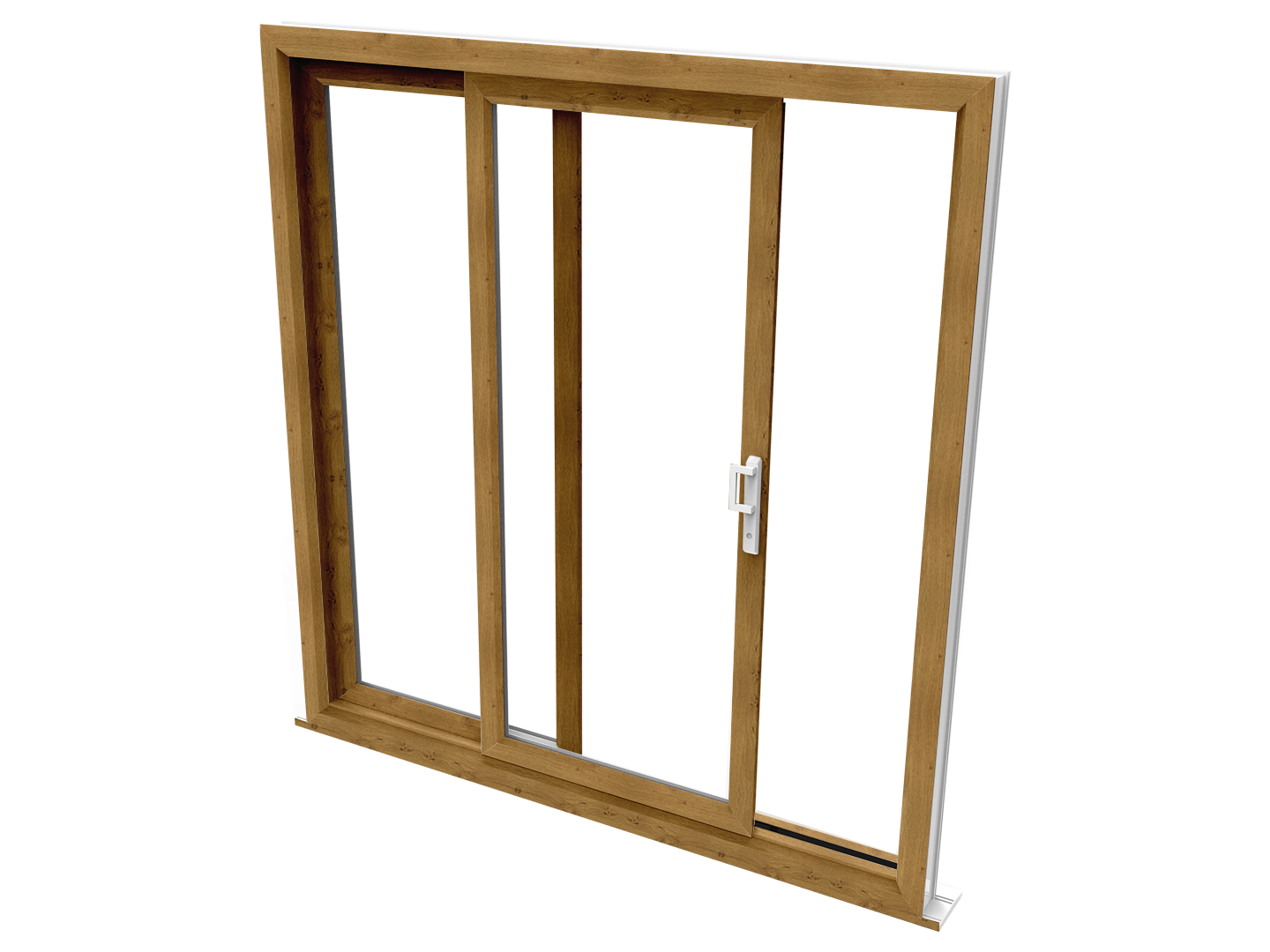 Irish colored patio sliding door